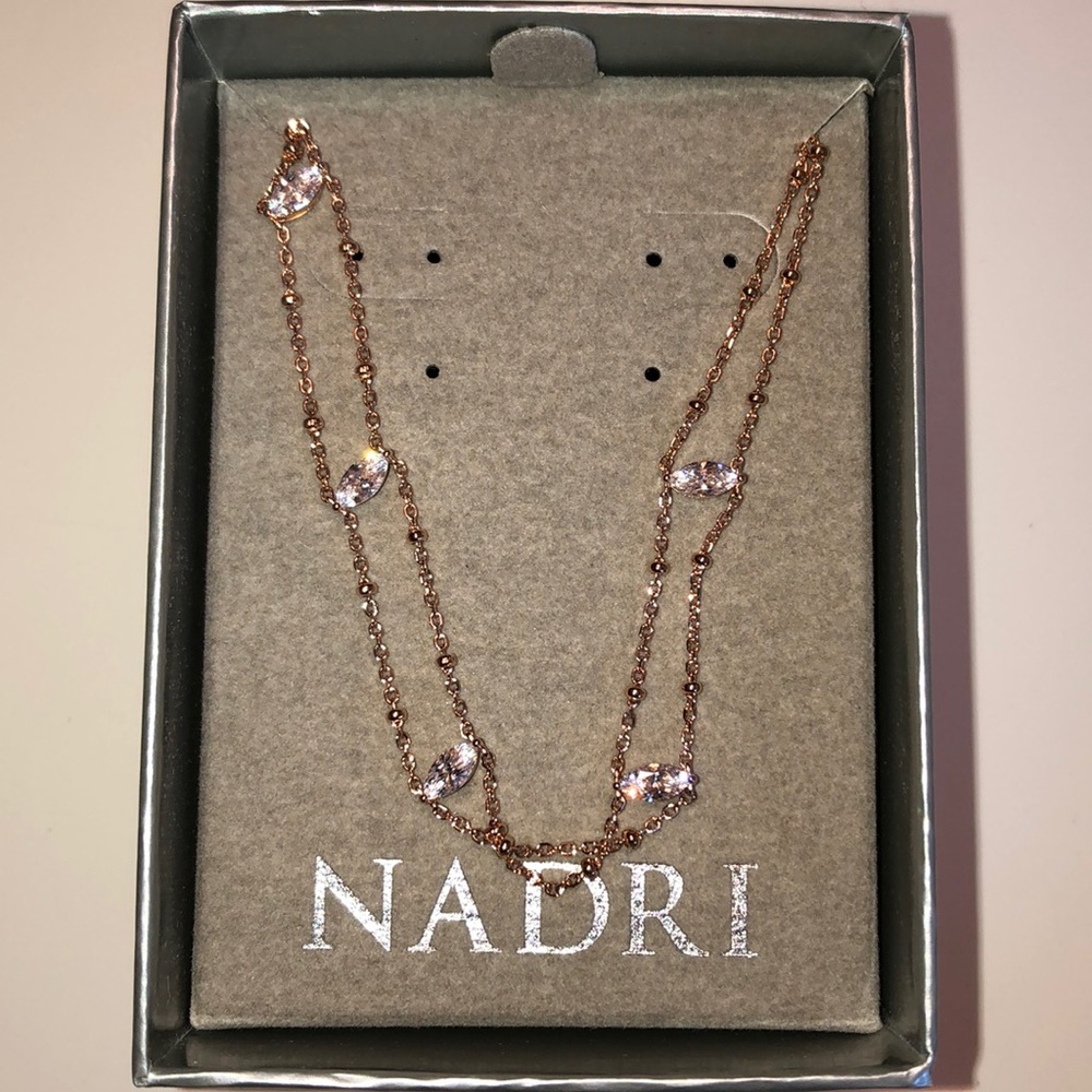 Rose Gold Nadri Necklace